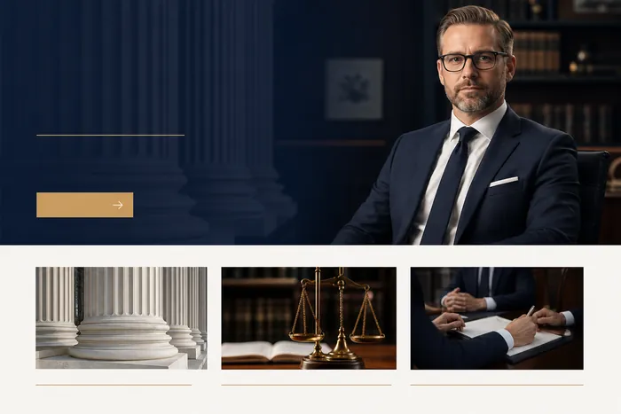 Law firm concept, Professional · Website